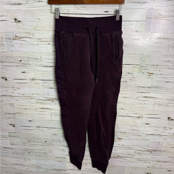 Lululemon Athletica Purple Jogger Track Pants size 4 - Picture 1 of 8